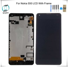 4.7inch For Nokia Lumia 550 RM1127 LCD Display Touch Screen Digitizer Assembly with Frame Replacement Parts LCD Free Shipping 2024 - buy cheap