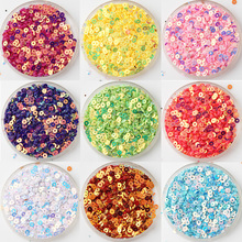 10g(3000pcs) Size 3mm Glittering Color Sequin PVC Flat Round Loose Sequins Paillette for Sewing Wedding Craft, Patches Material 2024 - buy cheap
