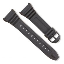 28mm Silicone Watch Band Stainless Steel Pin Buckle Watchband For Casio W-96H Sports Men Women Strap Bracelets 2024 - buy cheap