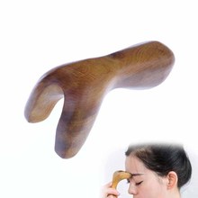 1Pcs Fragrant Wood Facial Nose Gua Sha Tool Body Acupoint Massage Hand Roller SPA Massage Health Stick Tool 2024 - buy cheap