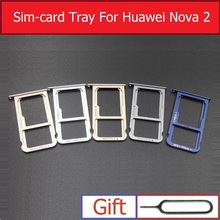 Bandeja de soporte para tarjeta Sim y Micro SD, reemplazo de adaptador de memoria y lector de PIC-AL00 para Huawei NOVA 2 bandeja con ranura para tarjeta SIM L09 L29 TL00 2024 - compra barato