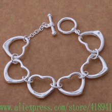 Silver Plated bracelet, Silver Plated fashion jewelry The whole heart /egkamxra bhmajyta AH269 2024 - buy cheap