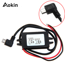 Convertidor de DC-DC de 12V a 5V, 3A, módulo de fuente de alimentación reductor, convertidor Micro USB de alta calidad para Carga de coche 2024 - compra barato