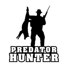 13.2cm*15cmPersonalized Hunting Hunter Vinyl Predator Car Stickers C5-1600 2024 - buy cheap