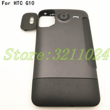 Capa original g10 para htc desejo hd g10 a9191 a9192, tampa da bateria traseira, porta com lente da câmera + logotipo 2024 - compre barato