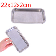 1PCS Stainless Steel Surgical Dental Dish Environmental Convenient Useful Popular Tray Lab Instrument Tools Storage 2024 - buy cheap