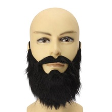 Halloween Decoration Fashion Funny Costume Party Fake Beard Facial Hair Disguise Game Black Mustache Party Supplies 5Z-HH058 2024 - buy cheap