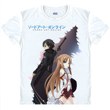 T-shirts de manga curta do anime dos desenhos animados do anime do japonês do verão do branco dos t-shirts a 2024 - compre barato