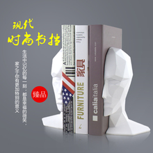 Europe Creative resin head human face statue home decor crafts room decoration objects study room office figurine bookend gifts 2024 - buy cheap