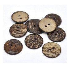 20 Pcs 38mm Brown Coconut Shell 2 Holes Sewing Buttons Scrapbooking , 2 Holes,   Scrapbooking Crafts , 7NK112 2024 - buy cheap