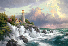free shipping classical Thomas lighthouse sea scenery canvas prints oil painting printed on canvas wall art decoration picture 2024 - buy cheap