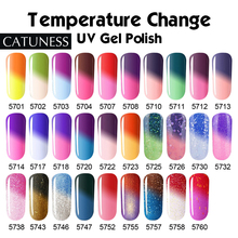 CATUNESS 29 Color Lacquer Temperature Varnish Thermol Changing UV Gel Nail Varnish Soak Off Long Lasting UV LED Nail Gel Polish 2024 - buy cheap