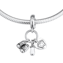 Fits for Pandora Charms Bracelets My Little Baby Dangle Beads 100% 925 Sterling Silver Jewelry Free Shipping 2024 - buy cheap