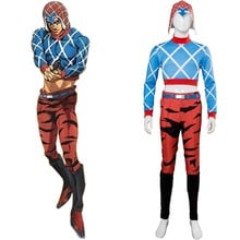 JoJo's Bizarre Adventure Golden Wind Guido Mista Cosplay Costume Outfit Uniform Halloween Carnival Cosplay Costumes Custom Made 2024 - buy cheap