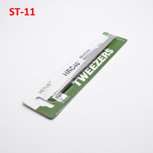 1PCS original Vetus ST-11 Stainless Steel Precision Straight Tweezers Herramientas Repair Tools 2024 - buy cheap