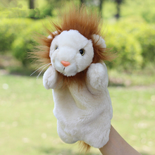 Cartoon Animal Hand Puppet Toys Finger Plush Puppets Lion Doll Baby Toys Fantoches Children Educational Learning Puzzle Toys 2024 - buy cheap