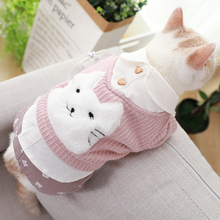 HOOPET Одежда для собак кошек, детское теплое пальто для маленьких собак, осенне-зимнее платье для чихуахуа, бульдога 2024 - купить недорого