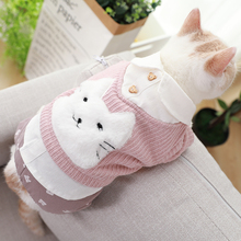 Hoopet roupas para animais de estimação, casaco quente para prender cães pequenos, outono/inverno, chihuahua buldog, vestido de gato, acessórios para cães 2024 - compre barato