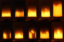 3PCS E27 Simulation flame lamp Dynamic flashing light bulb candle light Burning light bulb LED Torch light simulation fire bulb 2024 - buy cheap