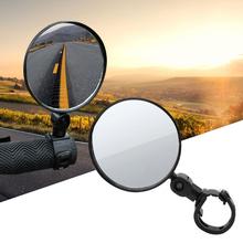 Bicycle Rearview Mirrors Wide-angle Convex Mirror Cycling Rearview Mirrors MTB Rearview Mirrors Silicone Handle 2024 - buy cheap