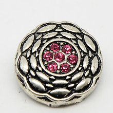 Pink Color Metal Snap Button Jewelry For Making Fashion Jewelry 2024 - buy cheap