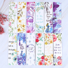 30Pcs/set Beautiful Flowers Bookmarks Message Cards Book Notes Paper Page Holder for Books School Office Supplies Stationery 2024 - buy cheap
