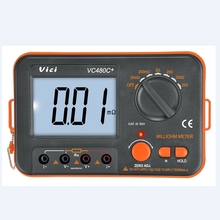 Medidor Digital de precisión de 1/2 ohm, multímetro retroiluminado de prueba de baja resistencia de 0,01 Mohm a 2Kohm VC480C, 3 unidades 2024 - compra barato