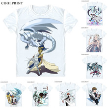 Blue Eyes White Dragon Buruuaizu T Shirt Duel Monsters Yu-Gi-Oh King of Games Casual TShirt Premium T-Shirt Short Sleeve Shirts 2024 - buy cheap