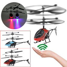 Good Quality Flying Mini RC Infraed Induction Helicopter Aircraft Flashing Light Toys For Kids Wonderful Gift Hot Selling&s 2024 - buy cheap