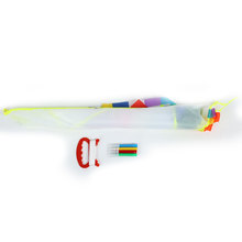 1 комплект Белый Змей полиэстер летающий змей из ткани детская игрушка пустые пространства Diy креативный легкий маленький 2024 - купить недорого