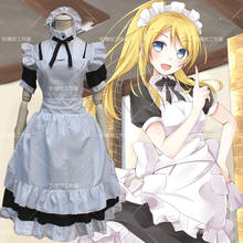 Anime Love Live Ayase Eli uniform Apron Dress lolita Cosplay Costume halloween party dress 2024 - buy cheap