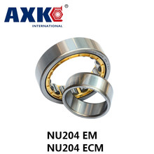 Axk Gcr15 Nu204 Em o Nu204 Ecm (20x47x14mm) jaula de latón cilíndrica rodamientos de rodillos Abec-1, p0 2024 - compra barato