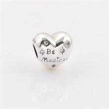New 925 Sterling Silver Be Magical Heart Charms Women DIY Making Fit Original Brand Charms Bracelet jewelry LW473 2024 - buy cheap