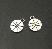 5 Pcs  Silver Color Basketball Charms Handmade Charms Pendants Jewelry Findings A1094 2024 - buy cheap