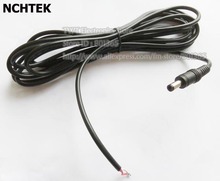 Cable de cargador NCHTEK de potencia CCTV DC, Cable conector de enchufe macho de 5,5x2,1mm DC Tip, 5,5/2,1mm, 2,4 M/envío gratis/1 ud. 2024 - compra barato