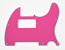 KAISH TL хамбакер с царапинами, Накладка для гитары, розовая, красная, 3 слоя 2024 - купить недорого