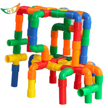 Assembling water pipe plastic building blocks model kits kindergarten educational toy for children hobby play friends 2024 - buy cheap