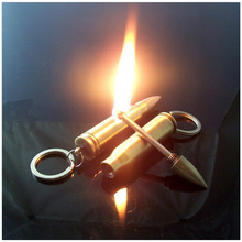 Mini isqueiro criativo de chama de butano, isqueiro de metal com chama de butano, novidade, aparelho militar, acessórios de chave sem gás, imperdível 2024 - compre barato