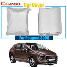 Cawanerl Full Car Anti UV Snow Rain Sun Shield Resistant Car Cover Dustproof For Peugeot 3008 2024 - buy cheap