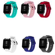 20mm pulseira para samsung galaxy assista ativo 42mm engrenagem s2 ticwatch 2 e pulseira de silicone amazfit bip lite huawei assista 2 banda 2024 - compre barato