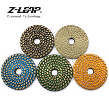 Z-LEAP 5PCS 100mm Diamond Grinding Wheel Sintered Metal Bond Floor Polishing Pad Concrete Stone Dry Wet Grinding Abrasive Tools 2024 - buy cheap