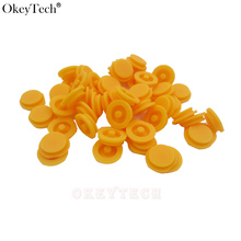 Okeytech 50Pcs/lot High Quality Rubber Skin 1 Button Key Pad Car Key Shell For Mercedes Benz Smart Pad Fob Case Remote Key Pad 2024 - buy cheap