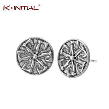 Kinitial Unique Design Slavic Kolovrat Axe Earrings for Women Men Talisman Earring Statement Fashion Piercing Jewelry Pendientes 2024 - buy cheap