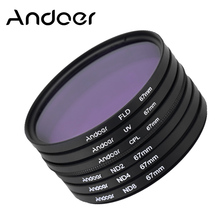 67mm Andoer UV+CPL+FLD+ND Photography Filter Kit Set for Nikon Canon Sony Pentax DSLRs Polarizing Neutral Density Camera Filter 2024 - buy cheap