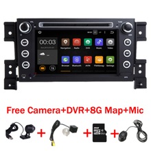 7" HD Android 7.1 Car GPS Navigation for Suzuki Grand Vitara multimedia car radio stereo dvd with steering wheel camera DVR Map 2024 - buy cheap
