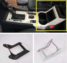 Embellecedor decorativo para portavasos Subaru Forester 2019, Base Interior, tira adhesiva, ABS, cromado/fibra de carbono 2024 - compra barato