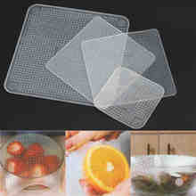 Silicone 4pcs Reusable Clear Stretch Fresh Food Wraps Seal Cover Kitchen Accessories Tool 2024 - buy cheap