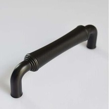 96 мм черная ручка комода для кухонного шкафа Ручка комода ручка для двери шкафа простая черная ручка для украшения мебели ручки 2024 - купить недорого