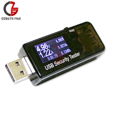 6-in-1 USB Safety Tester Power-off Protection LCD Digital Voltmeter Ammeter Battery Capacity Indicator Current Voltage Meter 2024 - buy cheap