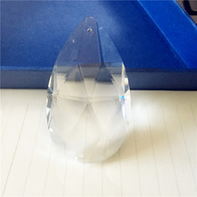 76mm 40pcs/Lot Transparent Crystal Chandelier Parts Glass Pendants Hanging Drop Pendants For Party Lamp,Curtain Wall Decor 2024 - buy cheap